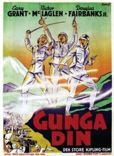 Historic Gunga Din 1939 Movie Advertising Postcard