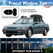 Window Privacy Film Precut Window Tint 2ply For 1990-1993 Honda Accord Sedan