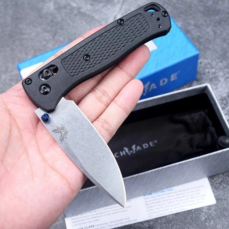 Benchmade - Bugout 535 EDC knife, equipped with black CF-Elite handle - Изображение 3 из 4
