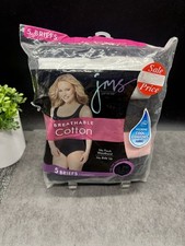 Jms Just My Size Breathable Cotton Briefs 4 Pr Size 10 READ