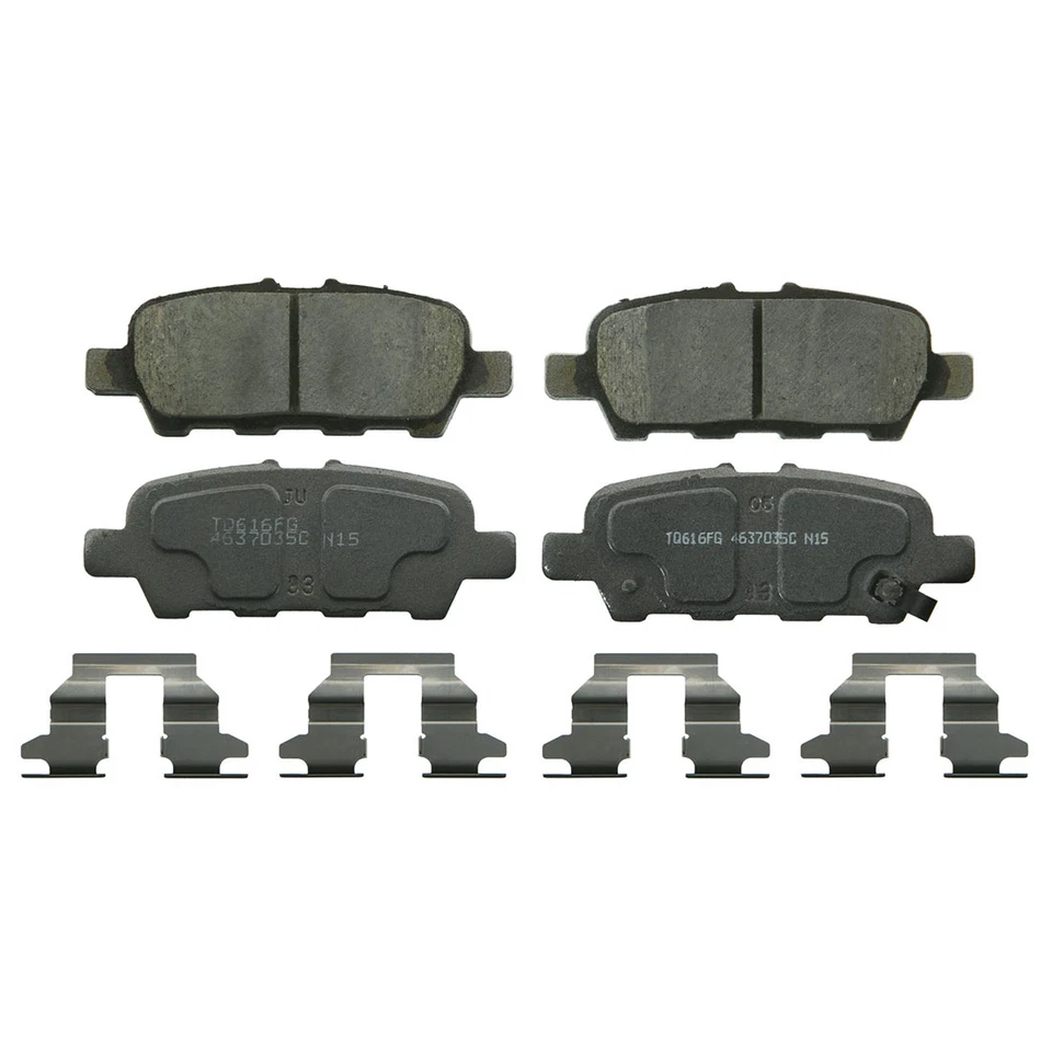 For Nissan Altima 2013-2018 Front Rear Disc Brake Pad Set - Image 2 of 4