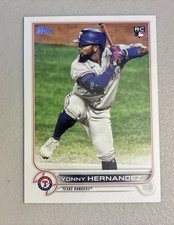 2022 Topps Series 2 Yonny Hernandez Rookie Baseball Card #363. rookie card picture