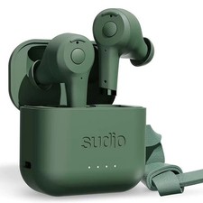 Image of Sudio ETT True Wireless Bluetooth Active Noise Cancelling Earbuds Green ETTGRN