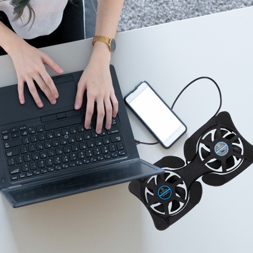 Notebook-Kühler Reisen Büro Laptop-Kühlpad-Ständer Laptop-Lüfter - 第 2/12 張圖片