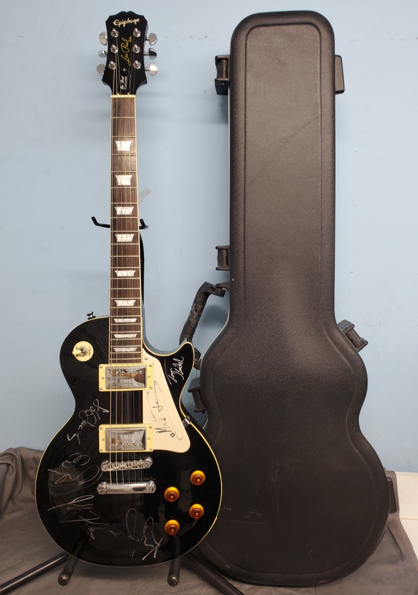 Epiphone Les Paul Standard Model Ebony Electric Guitar with SKB