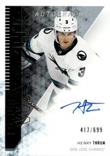 2023-24 SP Authentic Future Watch Retro Autograph Rookie Henry Thrun Auto /699