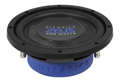Hifonics ZST8D4 - 20cm FLACH Flat Shallow Subwoofer Bass Teller 4+4 Ω Power 500W