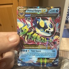 Pokémon Primal Kyogre EX Full Art Holo Ultra Rare XY Primal Clash 55/160 240HP