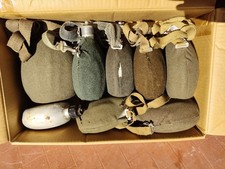 Stock 7 Borracce Esercito Italiano Regio Esercito + Una Wermacht 1942 Da Scavo