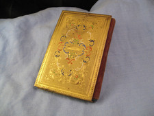 ANTIQUE PALAIS ROYAL NEEDLE CASE ENAMEL SEWING GILT BOX ETUI COMPENDIUM c1850