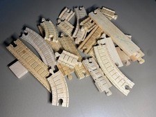 Thomas and Friends Wooden Railway Clickity Clack Track Lot of 21 damaged