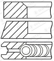 Kolbenringsatz Goetze Engine 08 109500 00 FÜR Audi Volvo VW