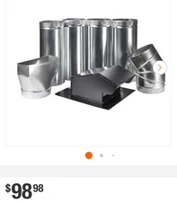 Master Flow 7" Appliance Roof Vent Kit