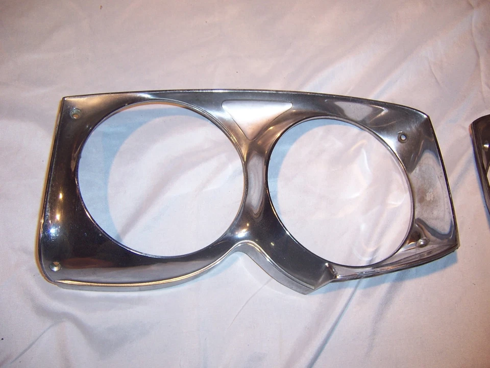 1965 Mercury Comet Headlight Bezels Original FoMoCo - Image 2 of 4