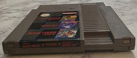 SUPER MARIO BROS / TETRIS / WORLD CUP SOCCER NES PAL (Nintendo Entertainment)