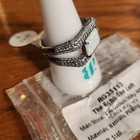 Bomb Party October 2025 Ring Size 8 "The Echo She Left"  Milky White Opal" He Pl — photo 2