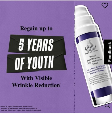 Kiehl's Retinol Skin-Renewing Micro-Dose Anti-Aging Serum - 1.7 oz