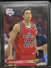 1992-93 Upper Deck Washington Bullets Tom Gugliotta #14 (RC) Rookie Card