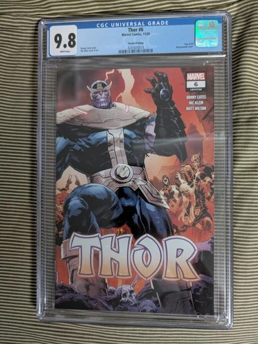 Thor #6 Second Print CGC 9.8 White - "Death" of Galactus - Marvel Comics (2020)