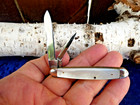 VTG 1920'S CATTARAUGUS LITTLE VALLEY NY 22883 MOTHER OF PEARL FOLDING KNIFE — photo 3