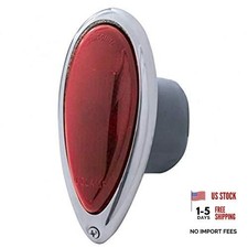 A1060 Tail Light w/Stainless Steel Rim for 1938-39 Ford Car, Powder Coated,