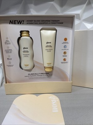 Gisou Honey Gloss Ceramide Therapy Shampoo/Conditioner Set In