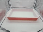 Vintage Pyrex #232 2qt Flamingo Pink (Coral) Lasagna Pan Casserole Dish