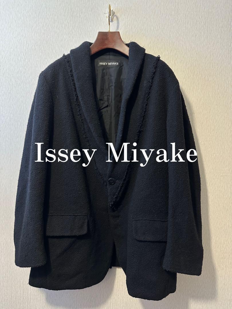 ジャケット・アウター Issey Miyake 14AW Wool Destroyed Jacket USED ISSEY MIYAKE 14AW WOOL DESTROYED JACKET ACCEPTABLE M