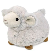 DolliBu Plush Sheep Stuffed Animal - Soft Huggable Fluffy White Sheep Plush, Ado