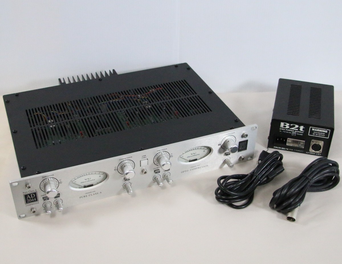 Avalon AD2044 Dual Mono/Stereo Optical Compressor (Blue LEDs) +