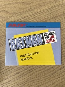 Batman Return Of The Joker NES CIB
