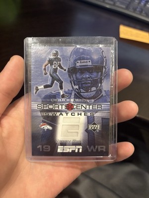 2005 Upper Deck ESPN SportsCenter Swatches Jerry Rice Jersey #SCS-JR Broncos
