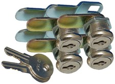 Rv Compartment Door Cam Lock Set 7/8In Camper Trailer Motorhome Storage 4Pk