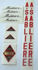 Andre Sabliere set of decals vintage French choice of early or late