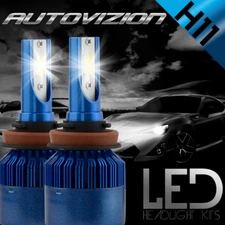AUTOVIZION LED HID Headlight Conversion kit H11 6000K for 2011-2016 Kia Sportage