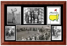 FIRST Masters Tournament 1934 BOBBY JONES & HAGAN 1ST TEE  20 x 30  Framed PRINT