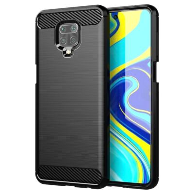 XIAOMI REDMI NOTE 9 PRO MAX - Tasche Case Schale Etui Cover SchutzHülle CARBON