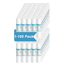 1-100 Pack 10"x2.5" Whole House RO Sediment Water Filter Replacement Cartridges