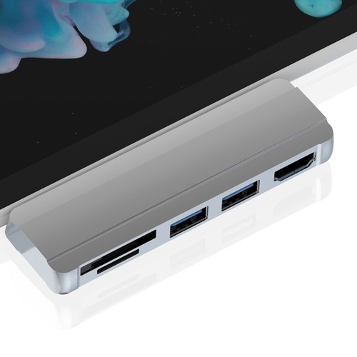5V USB 3.0 Micro SD SDHC Hub DP To HDMI Converter Adapter For Surface Pro 4/5/6 - 第 8/23 張圖片