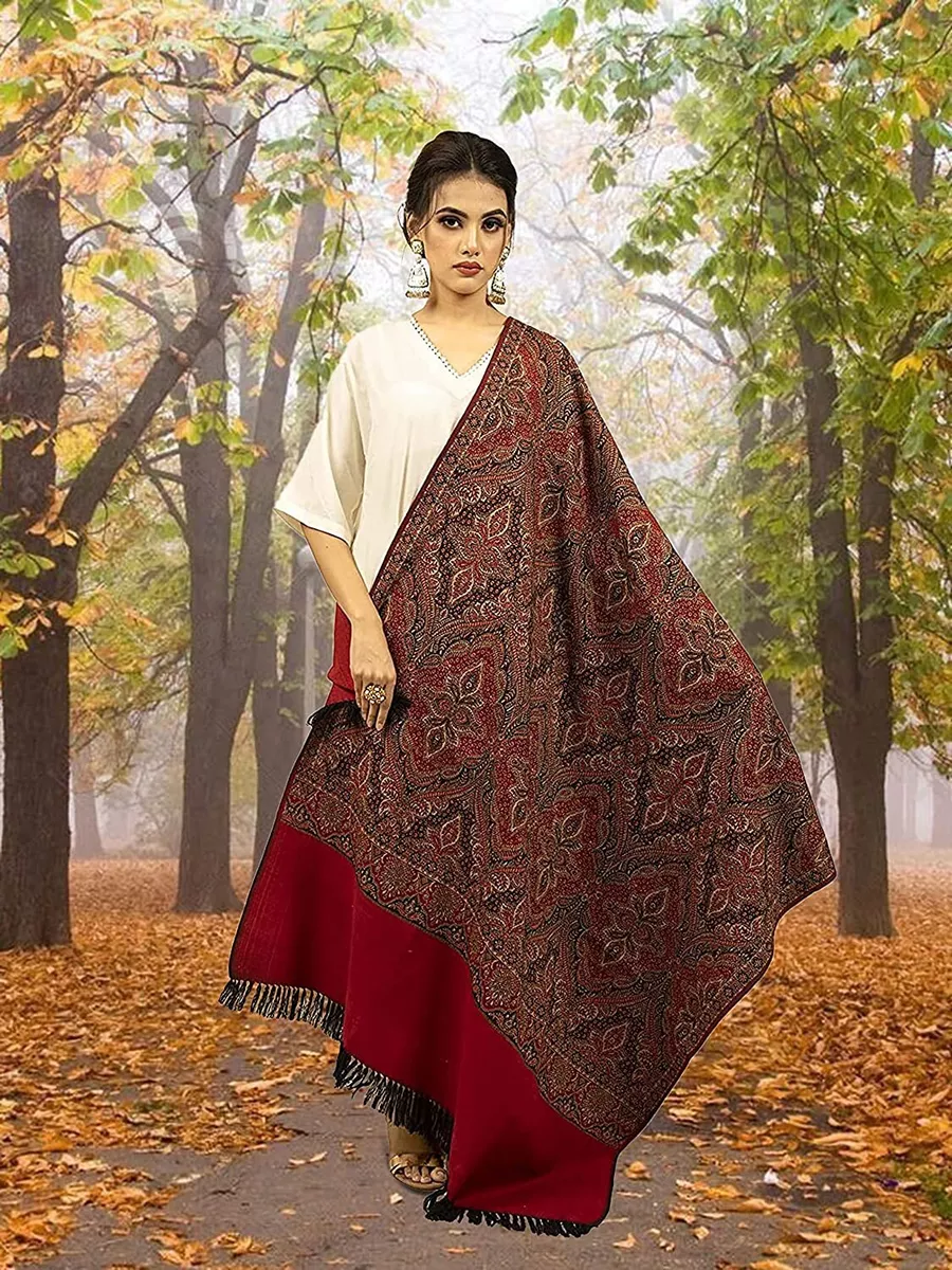 Red shawls deals