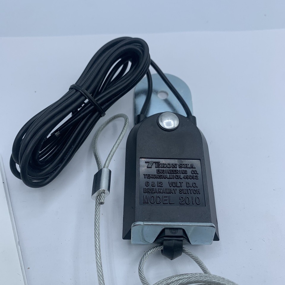 Tekonsha 2010 Breakaway Switch w/48" Lanyard, Nylon Pin, Weldable Tab