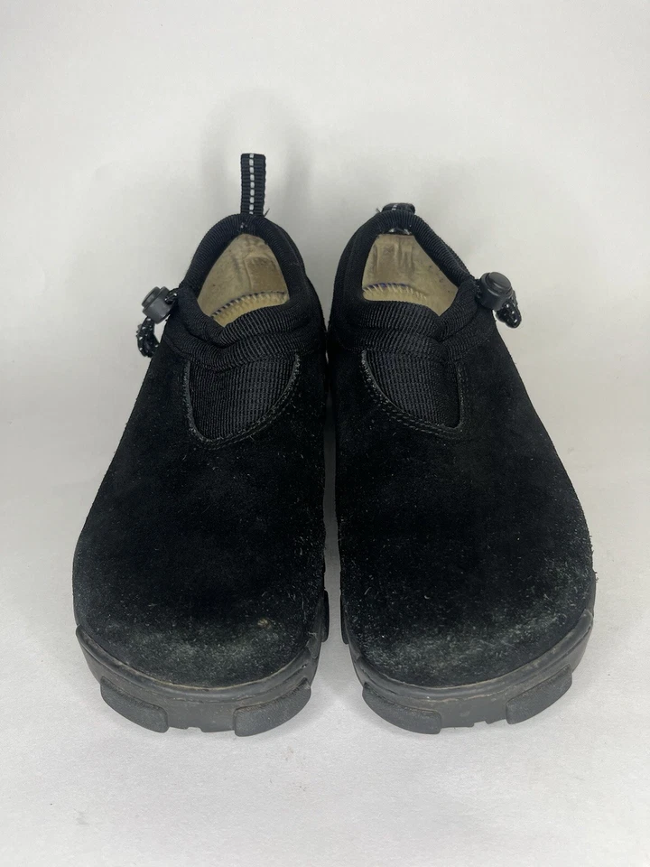 Женские тапочки emu australia размер 8 черные замшевые слипоны - Изображение 4 из 4