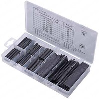 1X Schrumpfschlauch-Sortiment, 127-Teilig In Kassette, S8042 Sw-Stahl