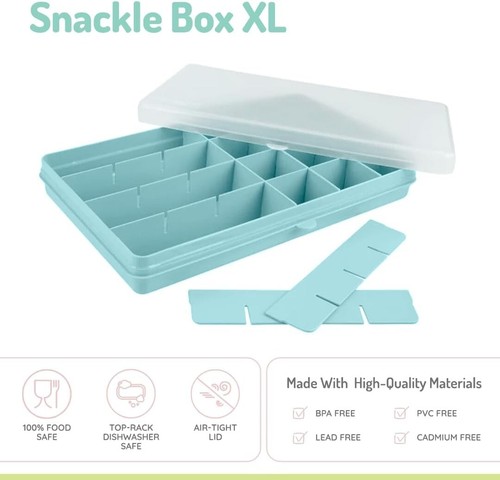 Melii Snackle Box XL Food Safe 24 scomparti regolabili 4 oz tavola salumi - Foto 6 di 12