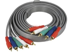 Universal Component AV Cable - 6" (Colors May Vary)