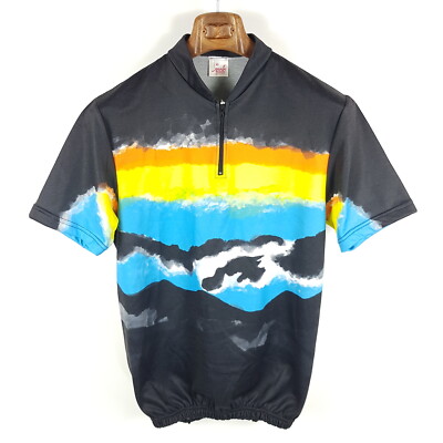 Vintage Apollo Sportswear Radtrikot Herren L XL Mehrfarbig Trikot Fahrrad Shirt