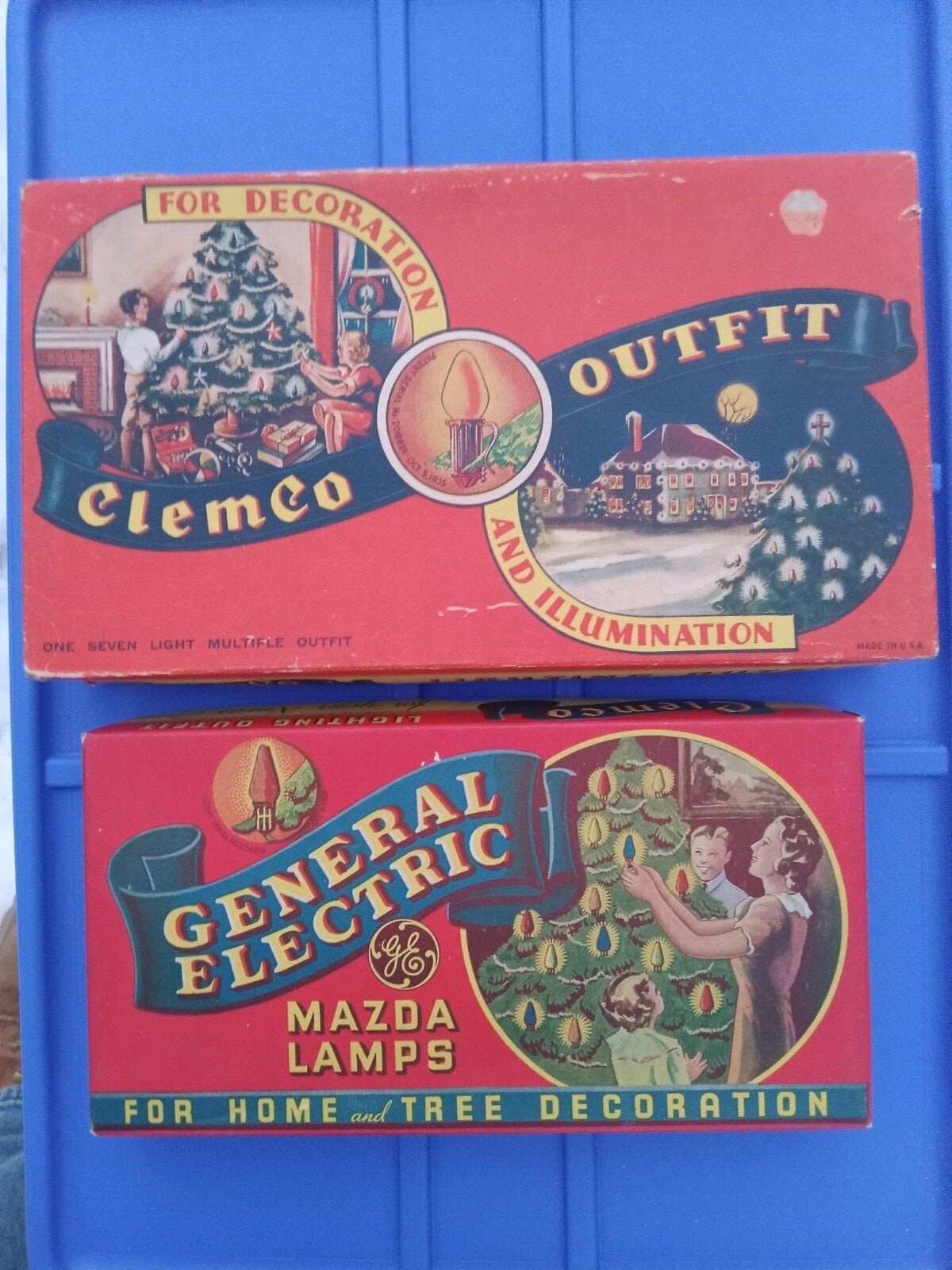 vintage christmas lights eBay