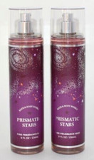 2 BATH  BODY WORKS PRISMATIC STARS FINE FRAGRANCE MIST BODY SPRAYS 8 OZ EA NEW