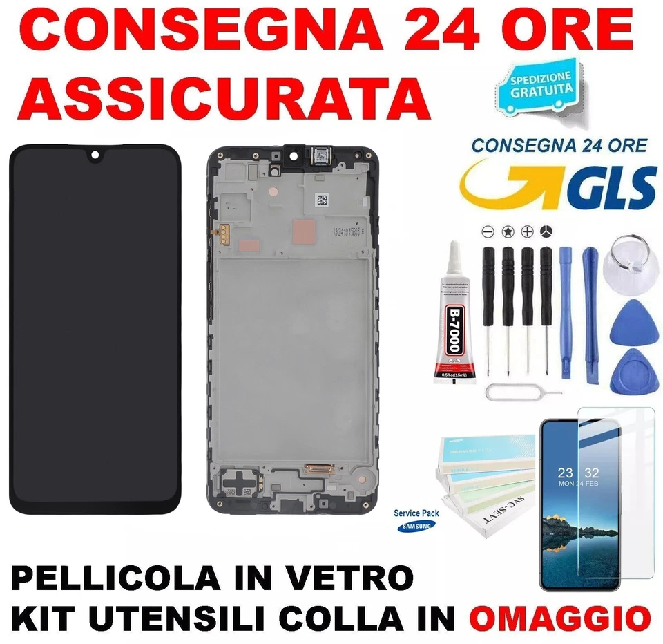 DISPLAY ORIGINALE SERVICE PACK SAMSUNG A16 5G SM-A166B VETRO TOUCH SCREEN FRAME