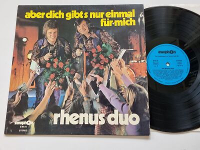 12'' LP Vinyl Rhenus Duo - Aber Dich Gibts Nur Einmal Für Mich Germany SIGNIERT